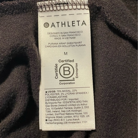Athleta Purana Wrap Sweatshirt - Picture 5 of 5